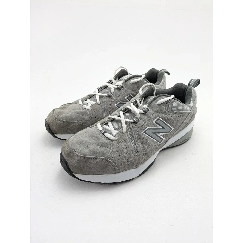 Mens New Balance 608v5 Grey Suede Running Training Shoes MX608UG5 Size 11